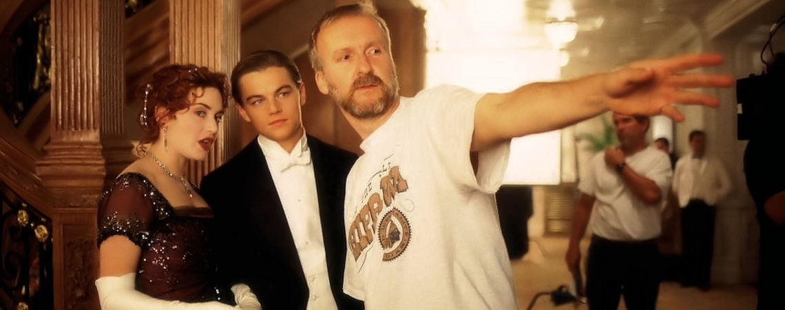 James Cameron, Leonardo DiCaprio, Kate Winslet | "Titanic" (1997) *