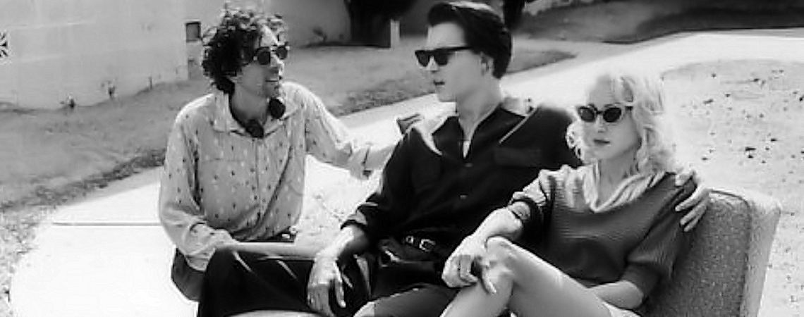 Tim Burton  w/Johnny Depp, Sarah Jessica Parker | "Ed Wood" (1994) *