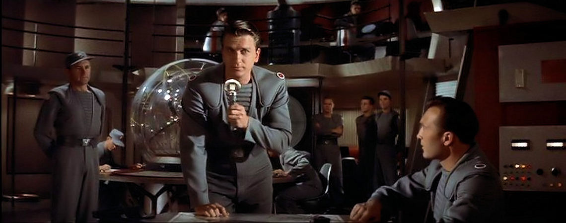 Leslie Nielsen,  Jack Kelly, Warren Stevens | "Forbidden Planet" (1956)