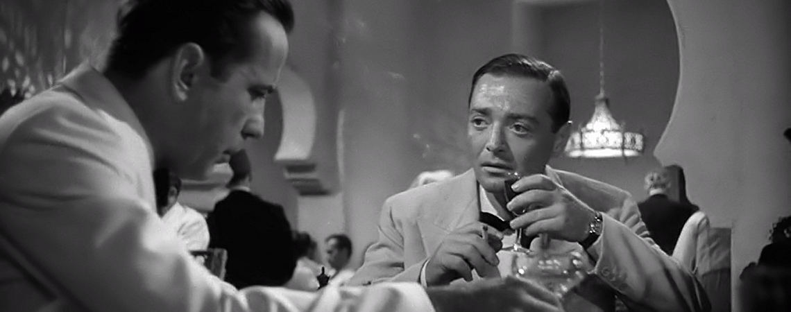 Humphrey Bogart, Peter Lorre | "Casablanca" (1942)