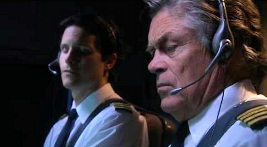 Art Hindle as Captain Colin Shaw w/Jonathan Aris | "Air Crash Investigation: Cleared for Disaster" (2010)
