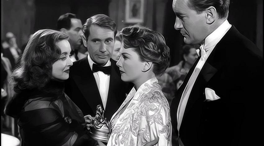 Bette Davis, Anne Baxter, George Stevens, Gary Merrill | "All About Eve" (1950)