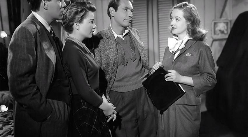 Bette Davis, Anne Baxter, Hugh Marlowe, Gary Merrill | "All About Eve" (1950)