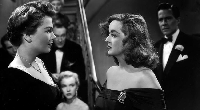 Bette Davis, Marilyn Monroe, Anne Baxter, George Sanders, Celeste Holm, Hugh Marlowe, Gary Merrill | "All About Eve" (1950)